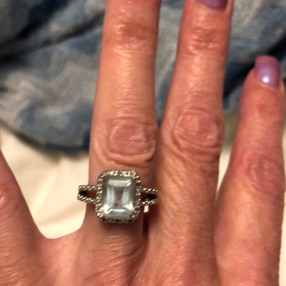 Blue sapphire ring - Picture 5 of 8